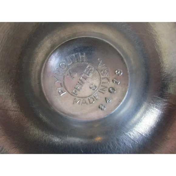 Plymouth Pewter candelabra three arm‎ USA model #84013 Candle holder Anniversary - Picture 4 of 8